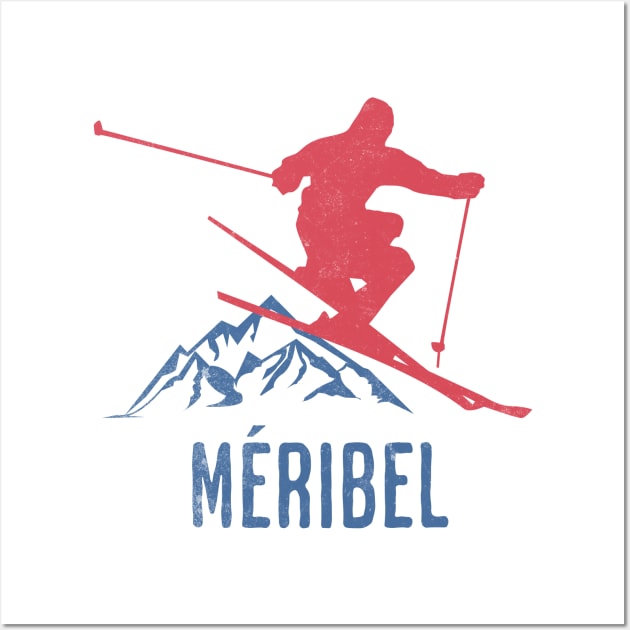 Méribel Mountain Majesty Wall Art by MEWRCH